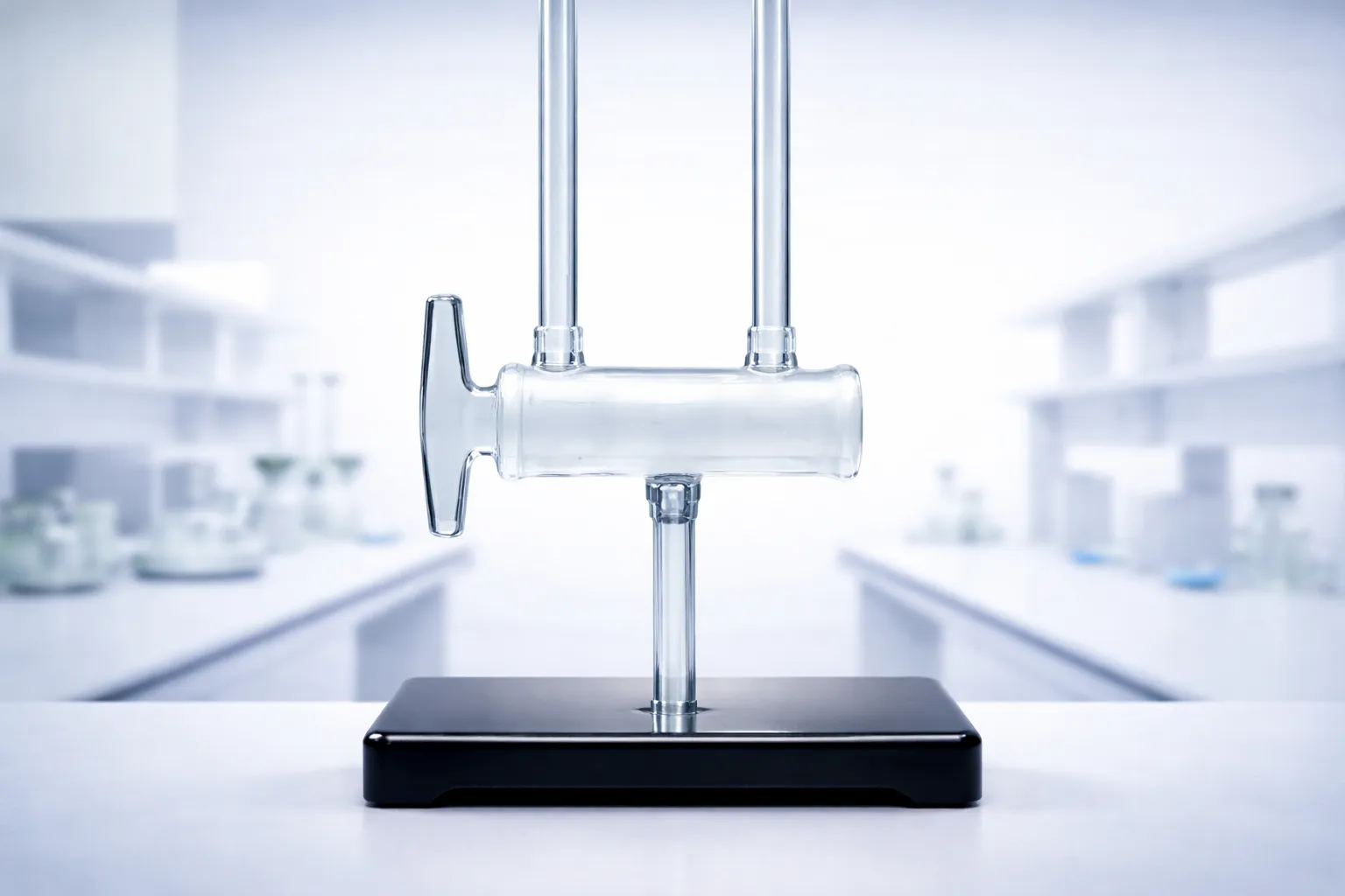 Double Bore Stopcock for Laboratory